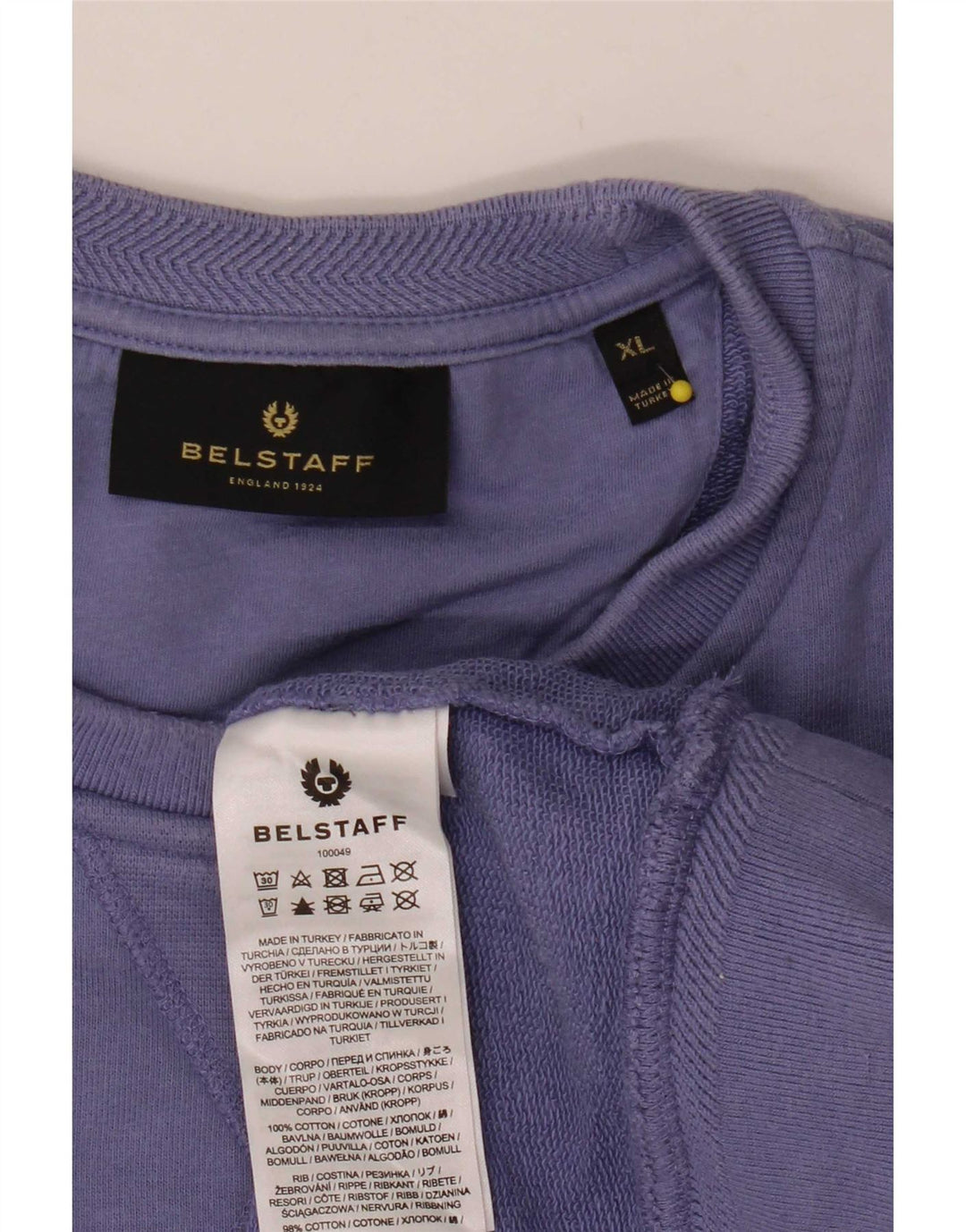 Pulover pentru bărbați Belstaff Pulover XL Bumbac violet