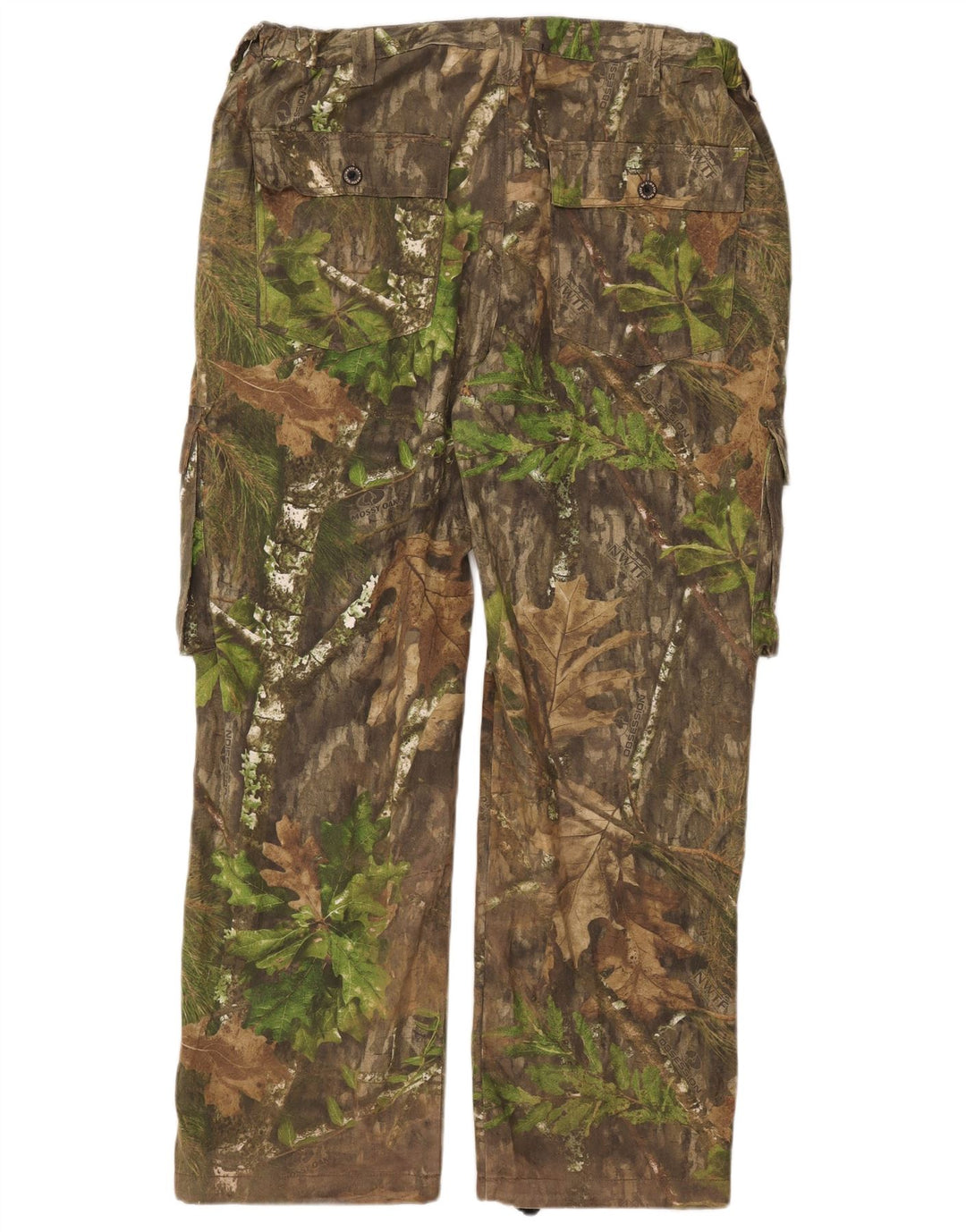 Pantaloni cargo drepti pentru bărbați MOSSY OAK W38 L31 bumbac camuflaj kaki