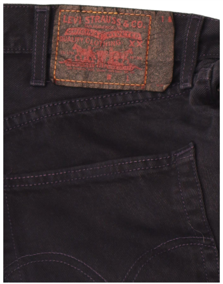Blugi drepti pentru bărbați Levi's 501 W38 L30 bumbac negru