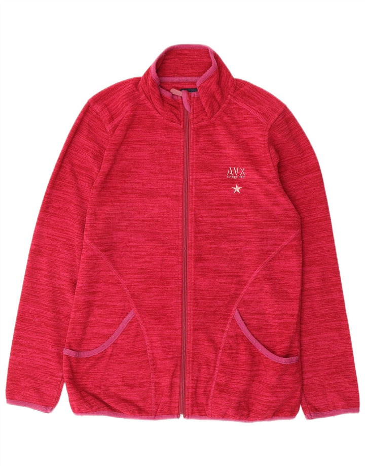 Jachetă fleece pentru femei AVIREX UK 14 Medium Pink Pinstripe Poliester