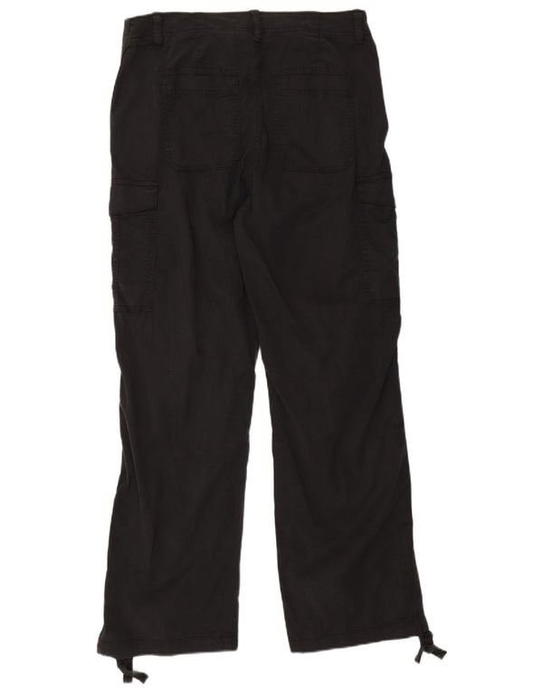 Pantaloni cargo drepti pentru femei Marks & Spencer UK 14 Large W32 L31 Black