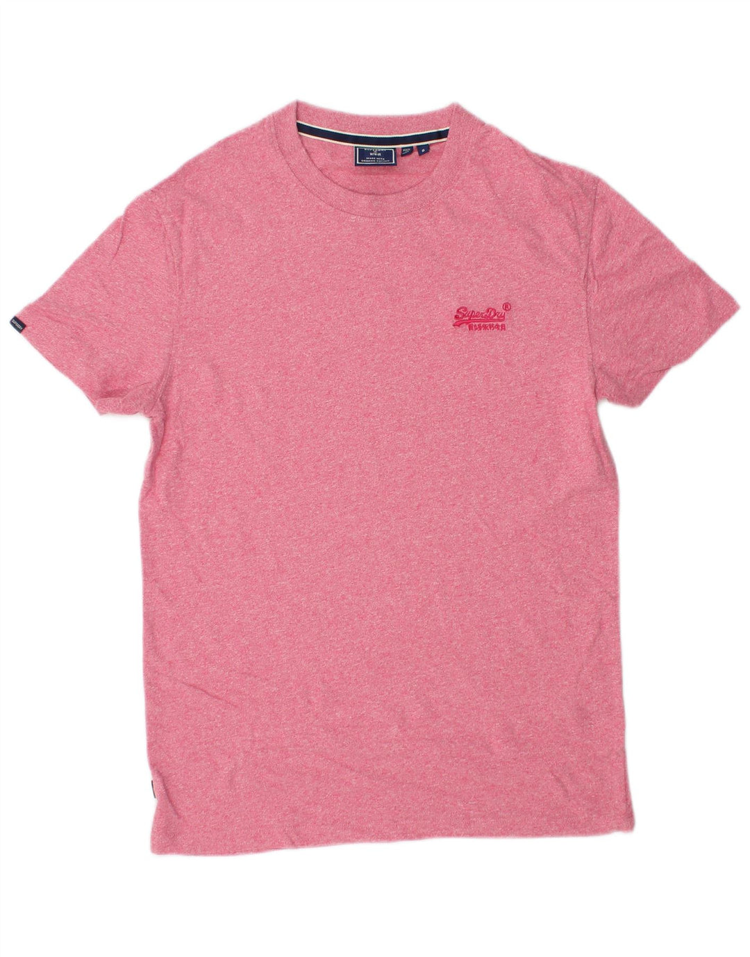 SUPERDRY tricou pentru bărbați Top mic din bumbac roz