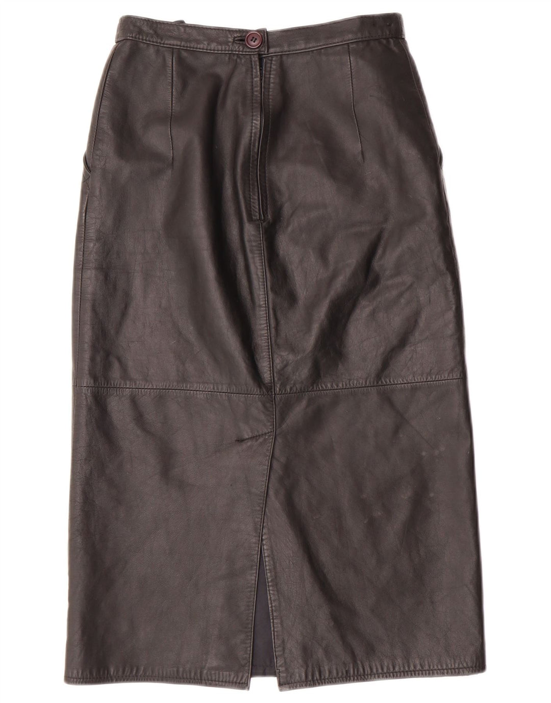 Fusta din piele pentru femei cu talie înaltă CHALICE UK 8 Small W24 Piele neagră