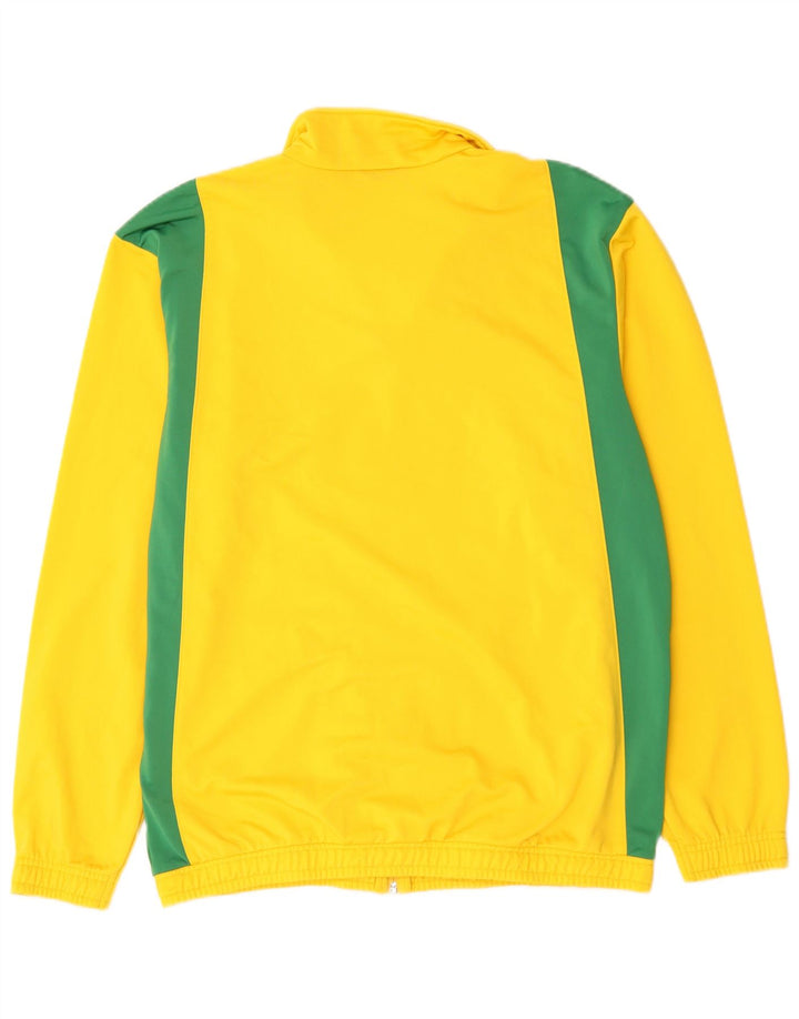 Jachetă de trening pentru bărbați Puma, din poliester color block, galben mediu
