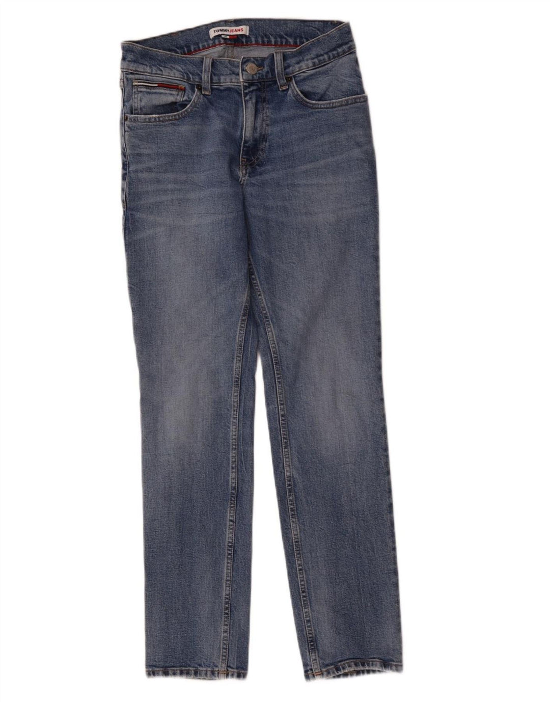 TOMMY HILFIGER Blugi subțiri pentru femei W28 L30 Bumbac albastru