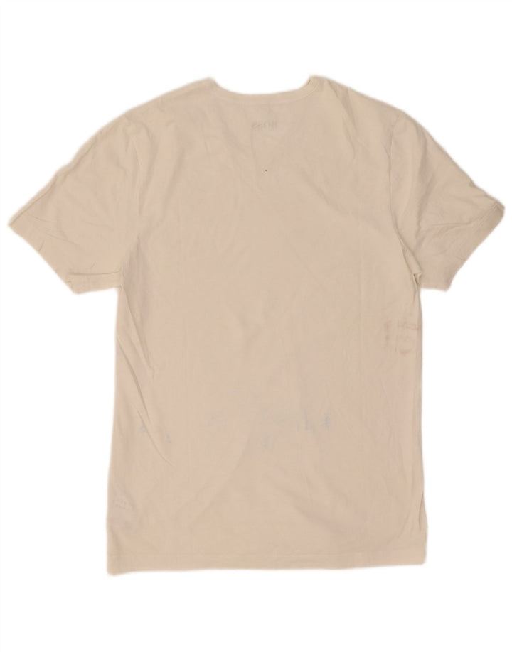 Tricou pentru bărbați Hugo Boss Top mic din bumbac alb