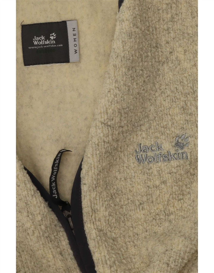 Jachetă fleece pentru femei Jack Wolfskin UK 14 Bej mediu