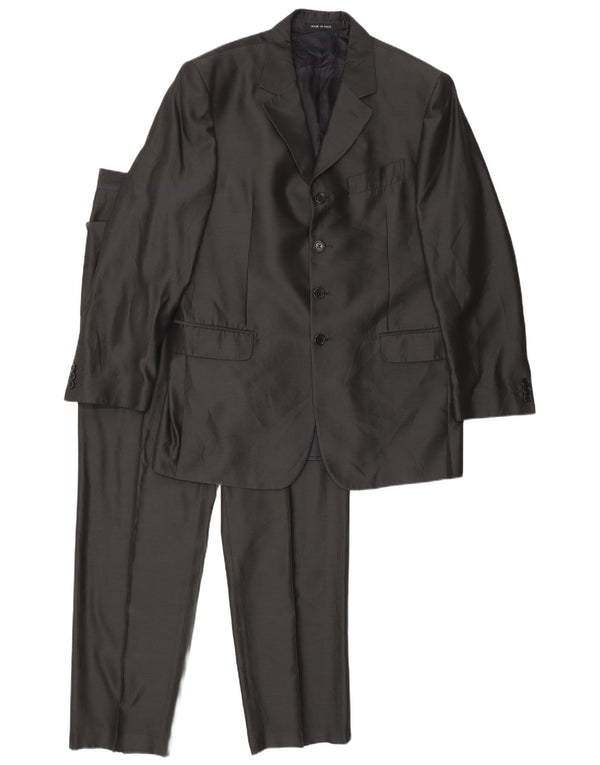 Costum pentru bărbați Carlo Pignatelli, 4 nasturi, 2 piese, IT 52 XL W34 L30, acetat gri