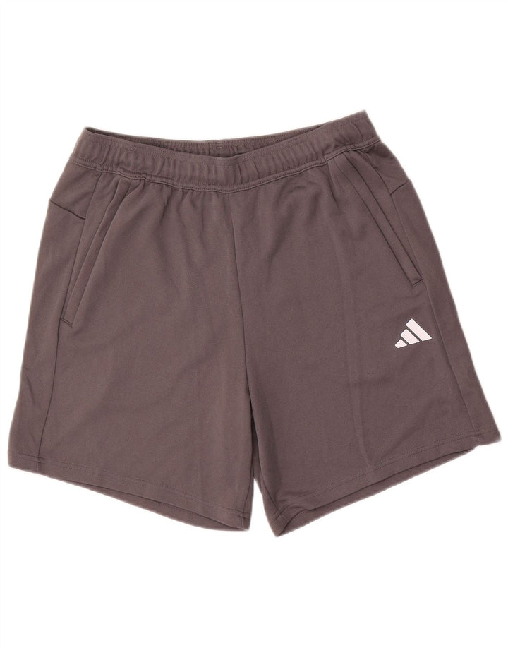 Pantaloni scurți sport pentru bărbați Adidas Aeroready Regular Fit, mari, gri, poliester