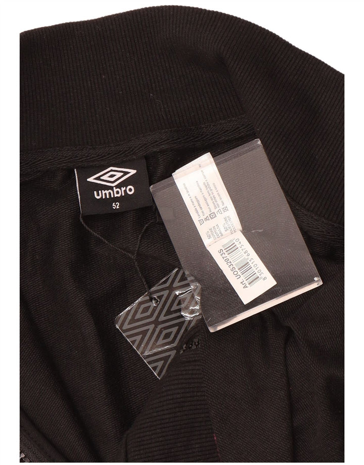 Jachetă de trening pentru bărbați Umbro IT 52, bumbac negru mare