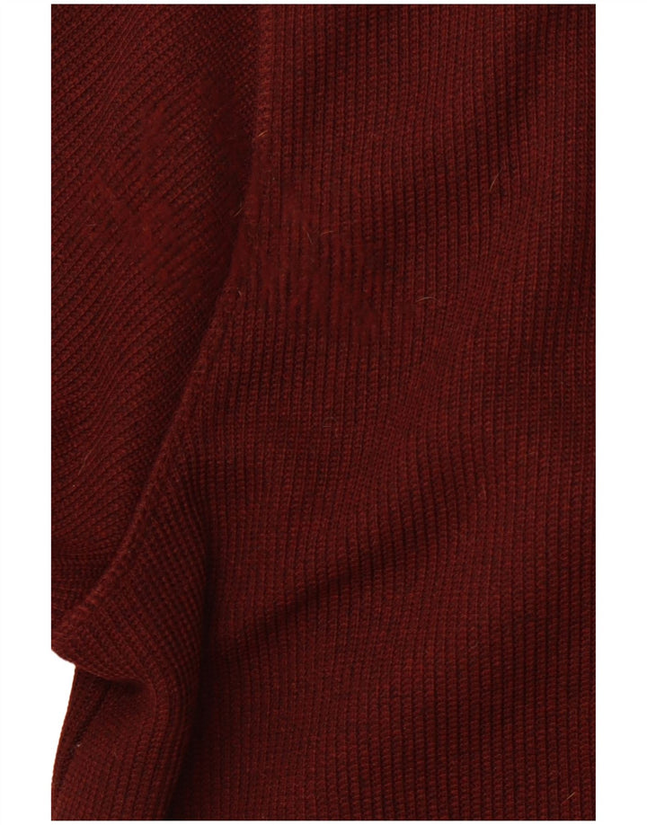 WEIRD FISH Pulover cu glugă cu fermoar pentru bărbați, poliester maro 3XL