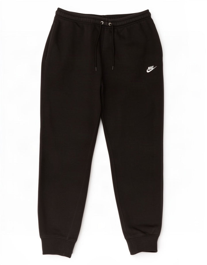 Pantaloni de trening Nike pentru bărbați Joggeri, bumbac mediu negru