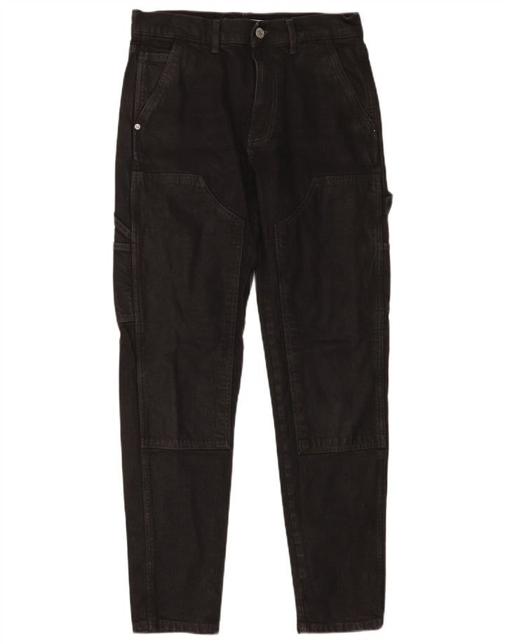 Blugi Cargo Slim Zara pentru bărbați EU 38 Mici L30 L30 Bumbac negru