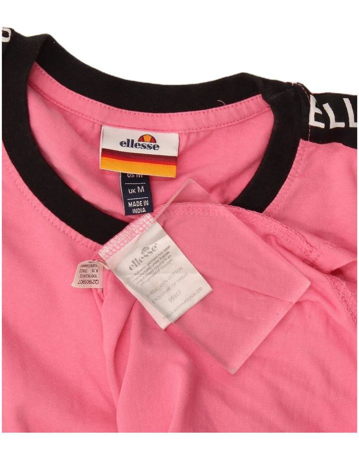 Tricou grafic pentru bărbați Ellesse Top Mediu Roz Colorblock