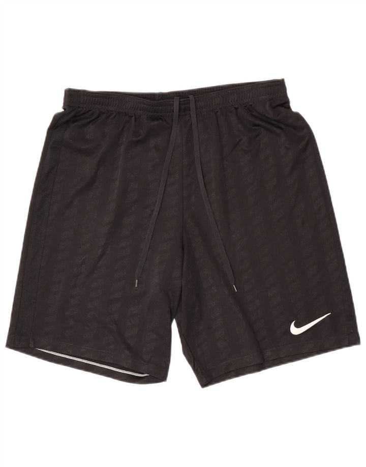 Pantaloni scurți sport Nike pentru bărbați, mari, negru, poliester
