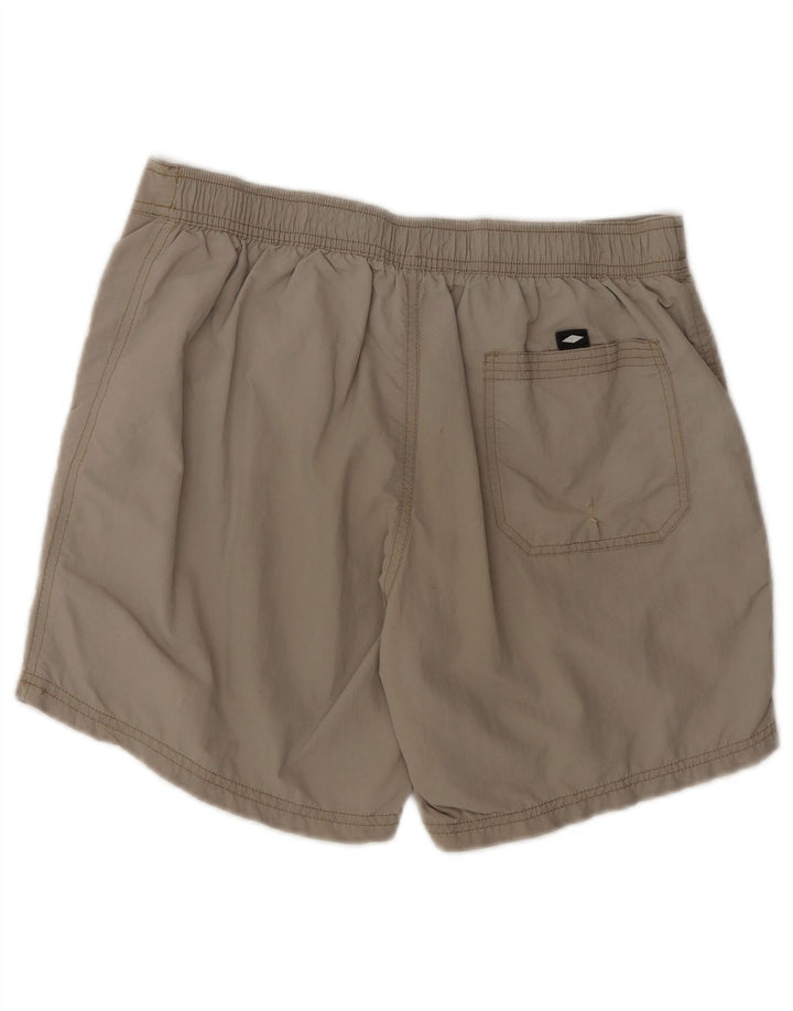 Pantaloni scurți de înot pentru bărbați Bear, gri mediu, poliester color bloc