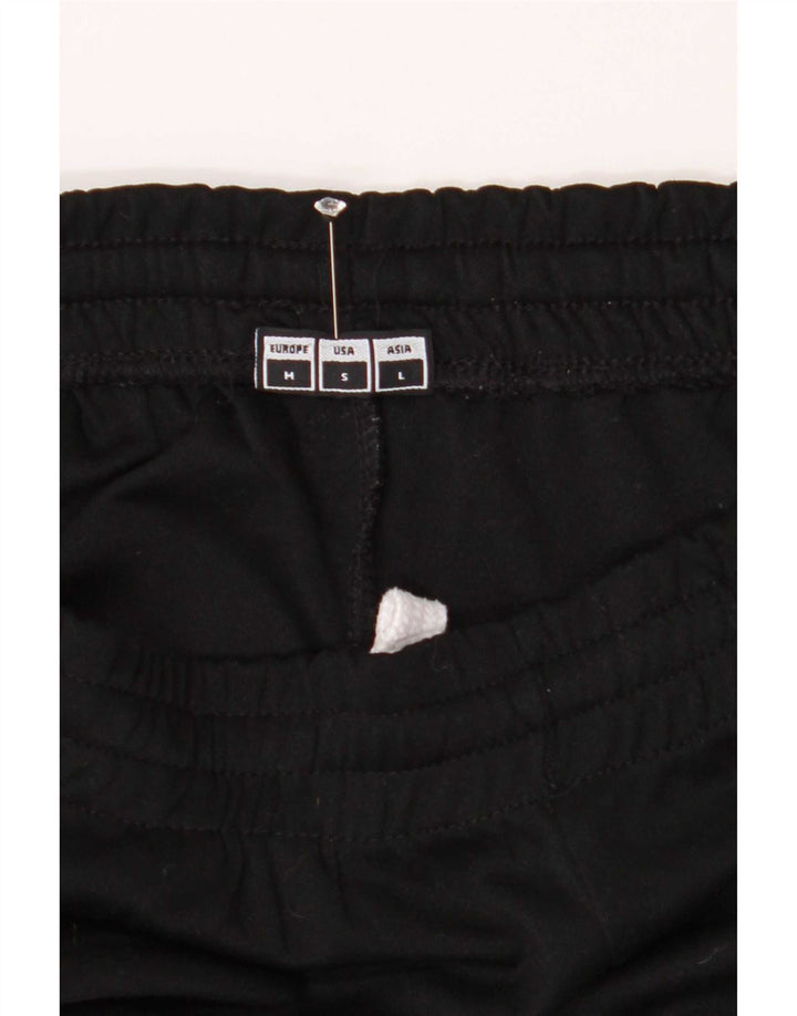 Pantaloni de trening grafic pentru bărbați Hummel, poliester mediu negru