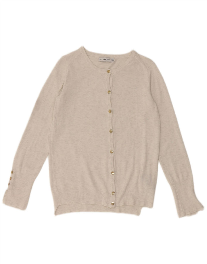 Pulover cardigan pentru femei Zara UK 12, gri mediu, viscoză cu pături