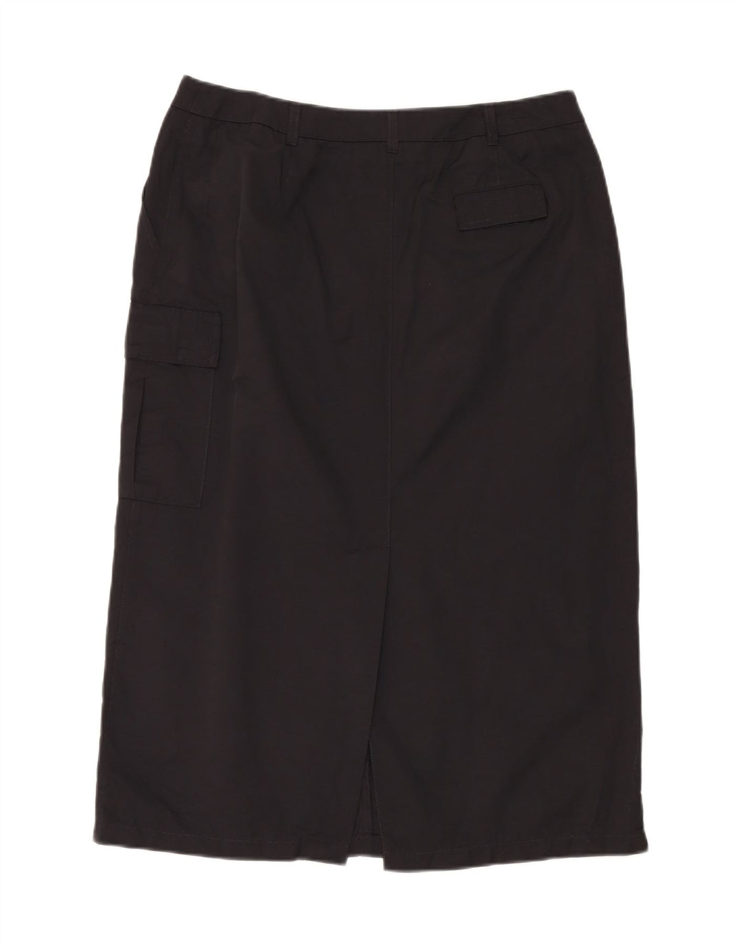 Fusta Midi Cargo Vintage pentru femei W34 Large Black