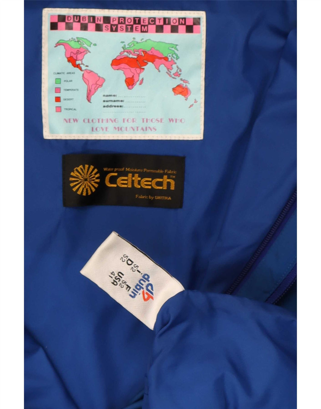Jachetă de schi pentru bărbați Dubin, cu glugă, IT 52 XL, albastru, poliester color bloc