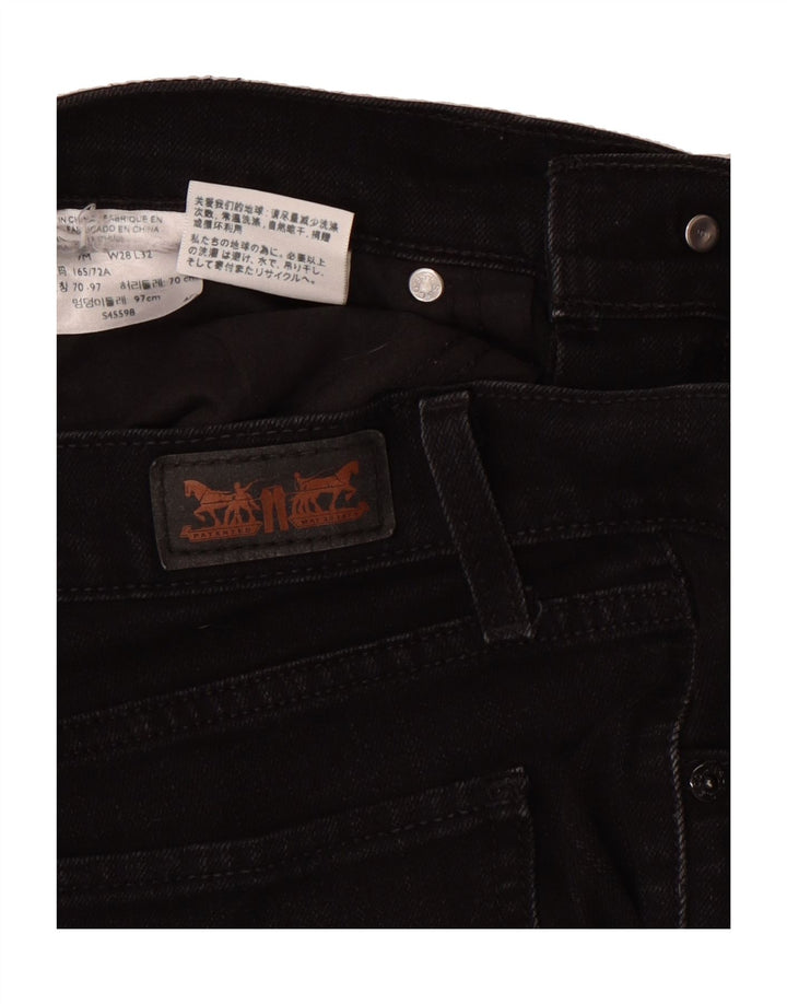 LEVI'S Womens Skinny Jeans  W28 L32 Black Vintage Levi's and Second-Hand Levi's from Messina Hembry 