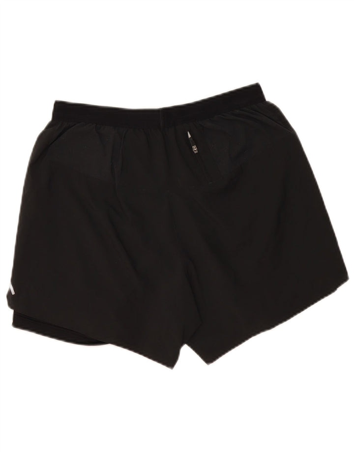Pantaloni scurți sport Nike Dri Fit pentru femei UK 12 Medium Black