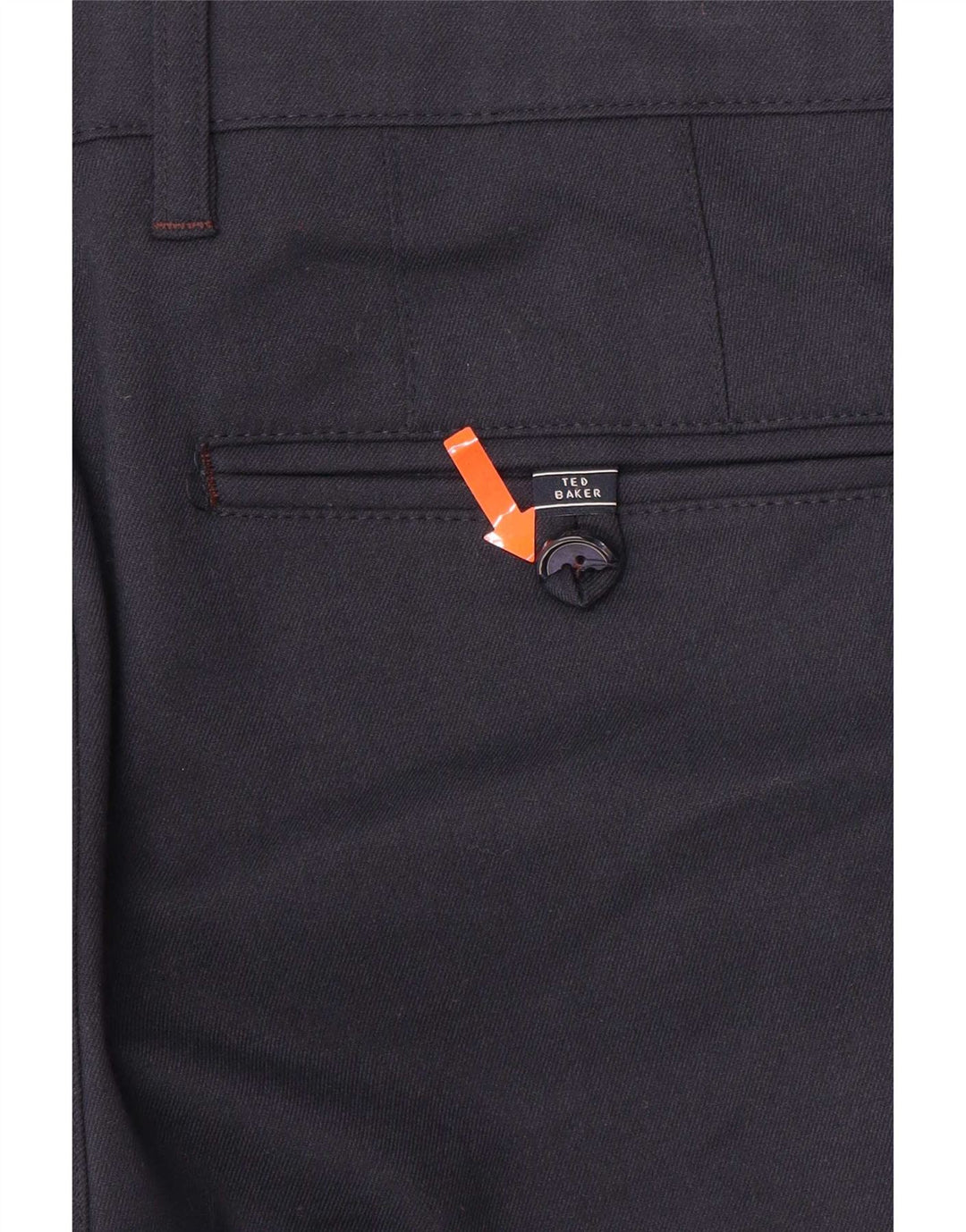 Ted Baker Pantaloni drepți pentru bărbați L32 L30 Poliester bleumarin