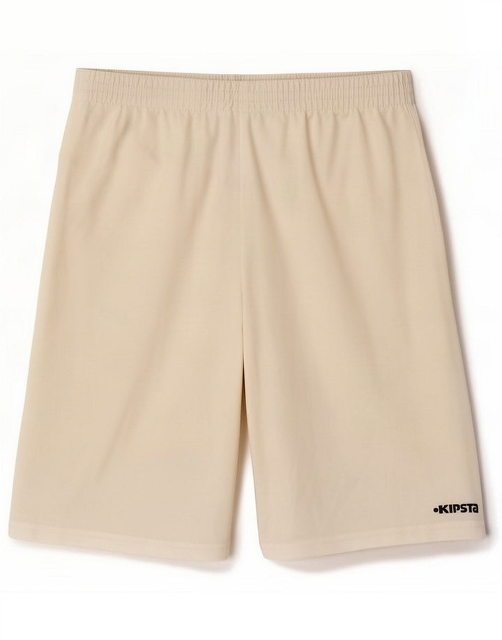 Pantaloni scurți sport KIPSTA pentru bărbați, poliester alb mediu
