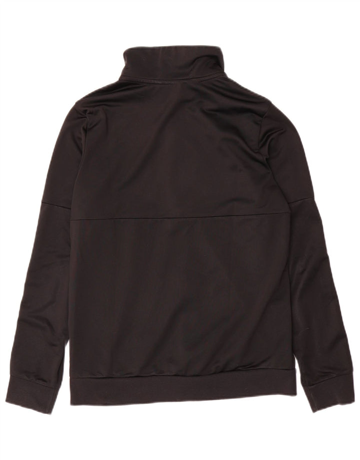 Jachetă de top pentru trening Adidas Primegreen pentru femei UK 12 Poliester mediu negru
