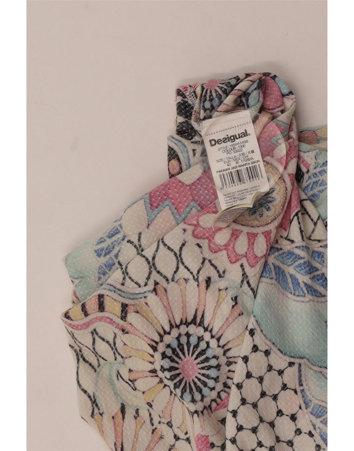 Rochie maxi cu maneci 3/4 pentru femei Desigual EU 40 Medium Multicolor Floral