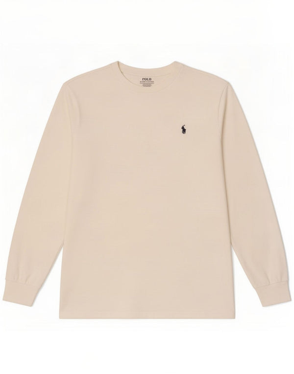 Polo Ralph Lauren Băieți Top cu mânecă lungă 15-16 ani XL bumbac alb