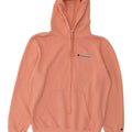 CHAMPION Mens Hoodie Jumper Small Orange Cotton