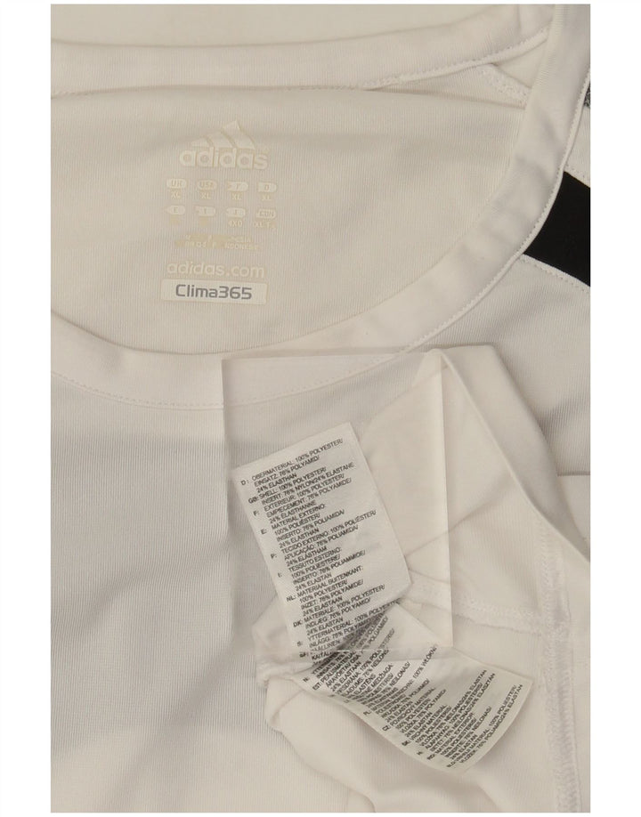 Adidas Clima 365 Vest Top XL Alb Poliester Colorblock