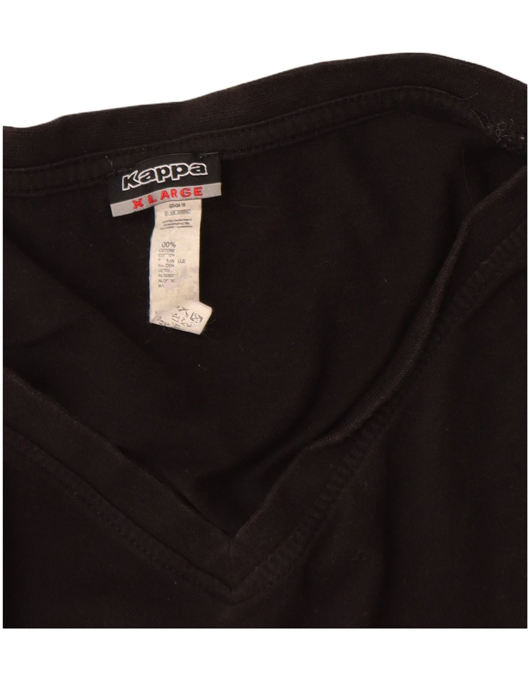 Tricou Bărbați Kappa Top XL Bumbac Negru