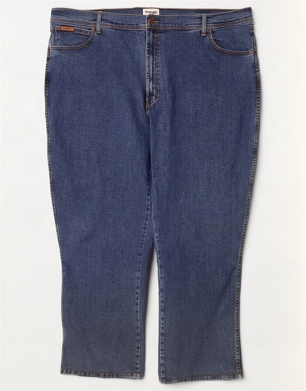 Blugi drepte pentru bărbați Wrangler Texas W50 L32 bumbac albastru