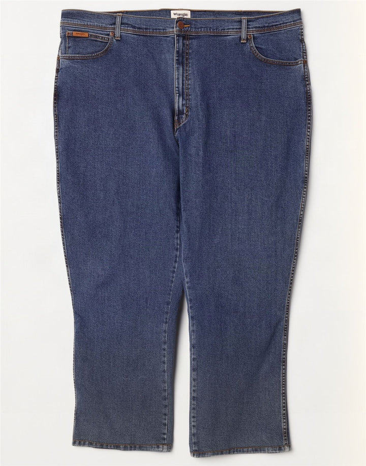 Blugi drepte pentru bărbați Wrangler Texas W50 L32 bumbac albastru