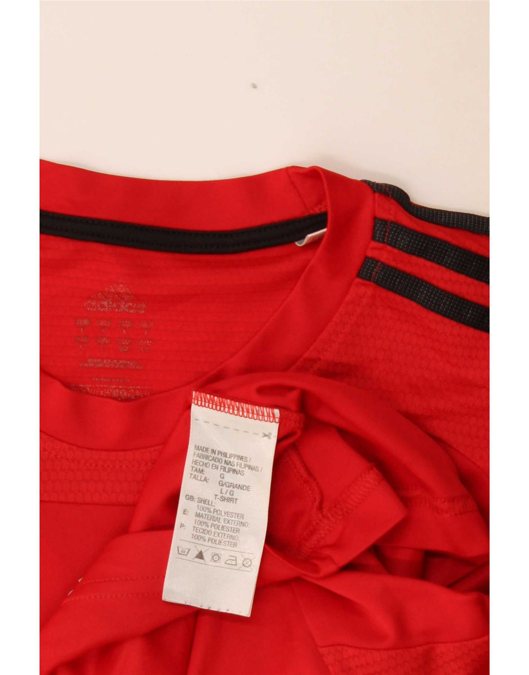 Tricou Adidas 3D Arc pentru bărbați Top mare poliester roșu