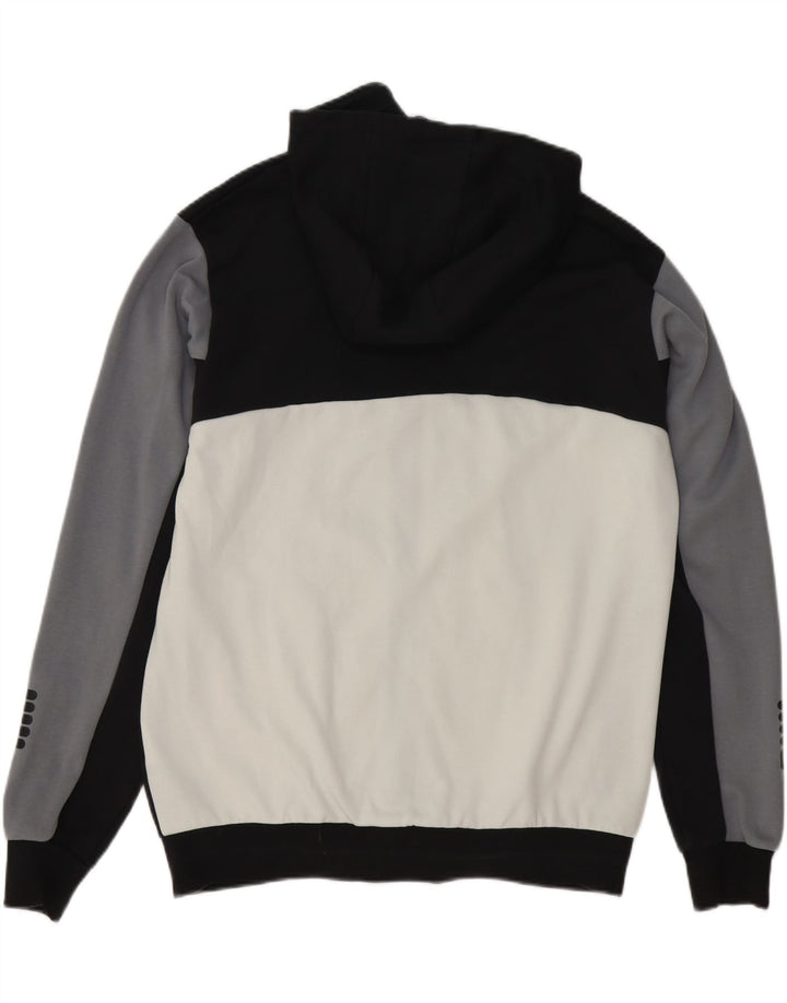 Pulover Fila pentru bărbați, cu fermoar, mare, negru, color block