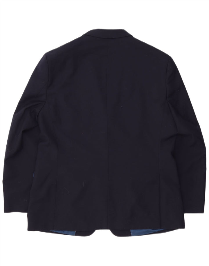 Sacou Tommy Hilfiger pentru bărbați, cu 2 nasturi, UK 44 2XL Lână bleumarin