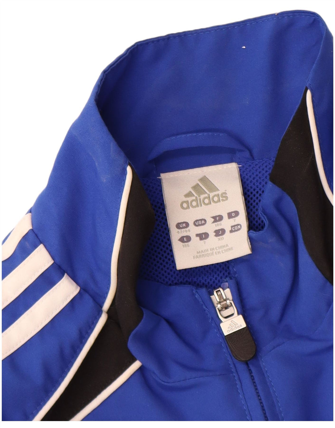 Jachetă de ploaie Adidas pentru bărbați Marea Britanie 42/44, mare, albastru, poliester