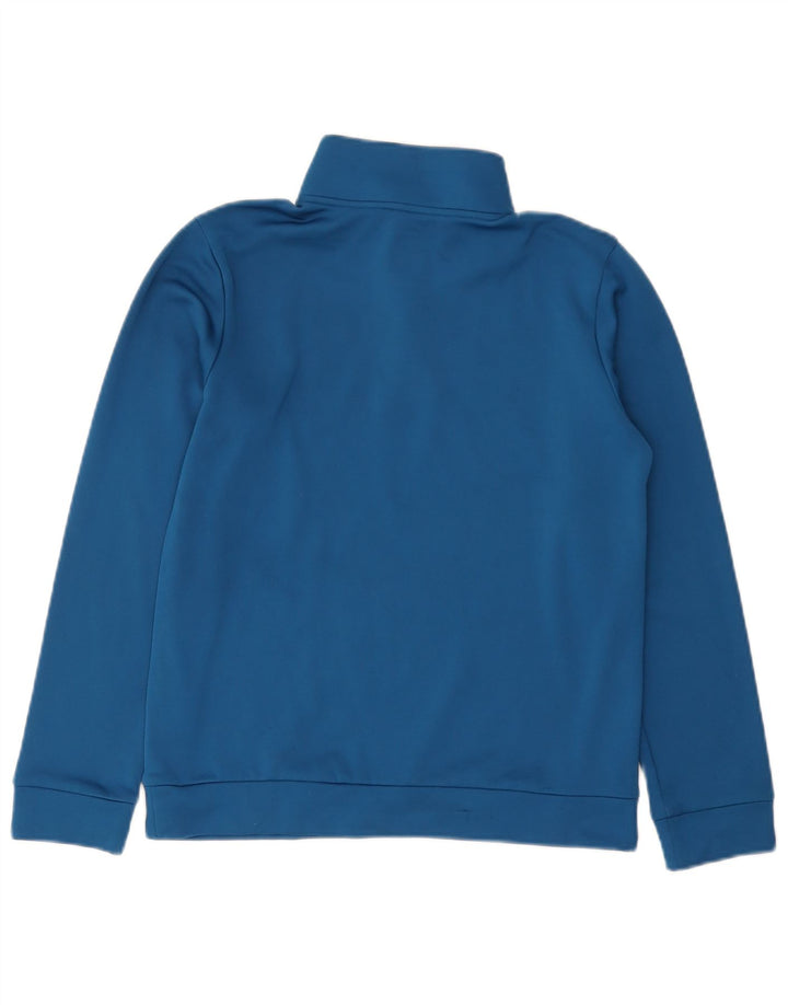 Hanorac pentru băieți UNDER ARMOUR, cu fermoar, cu gât, 11-12 ani, mare, albastru
