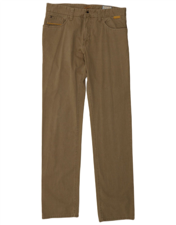 CAMEL ACTIVE Mens Straight Casual Trousers W34 L36  Beige Cotton Vintage Camel Active and Second-Hand Camel Active from Messina Hembry 