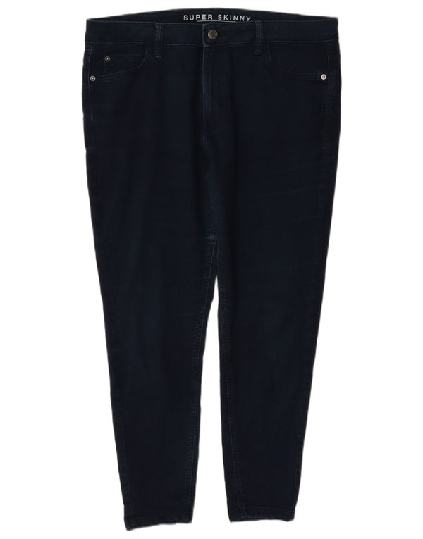 Marks & Spencer Blugi skinny crop pentru femei UK 16 Large W34 L25 Bleumarin