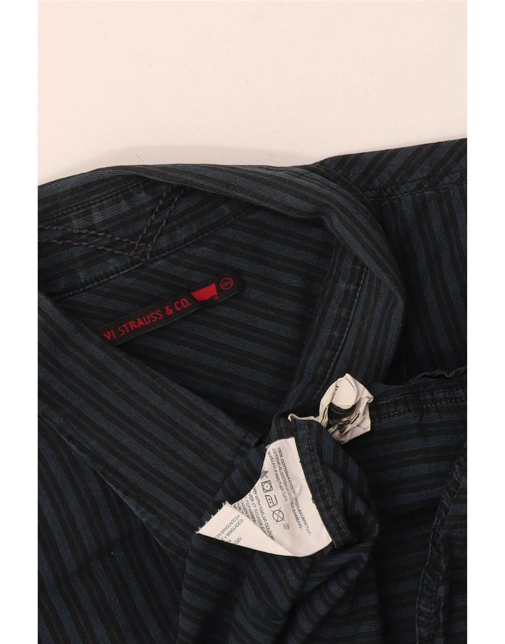 Cămașă pentru bărbați Levi's 2XL, bumbac cu dungi bleumarin