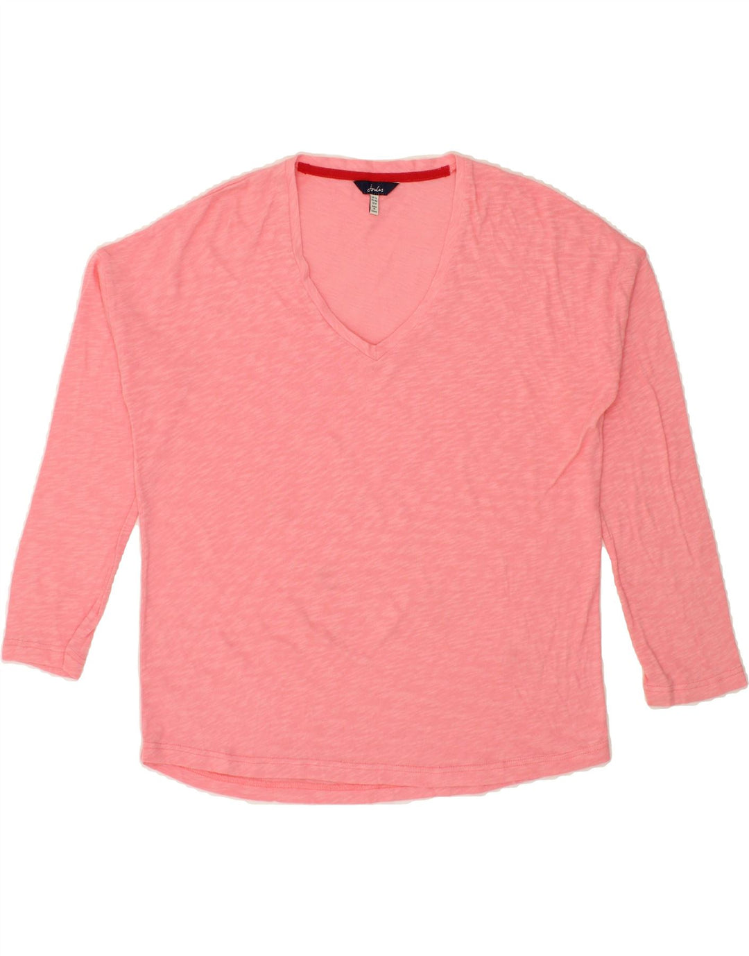 JOULES Womens Oversized Top Long Sleeve UK 12 Medium  Pink Vintage Joules and Second-Hand Joules from Messina Hembry 