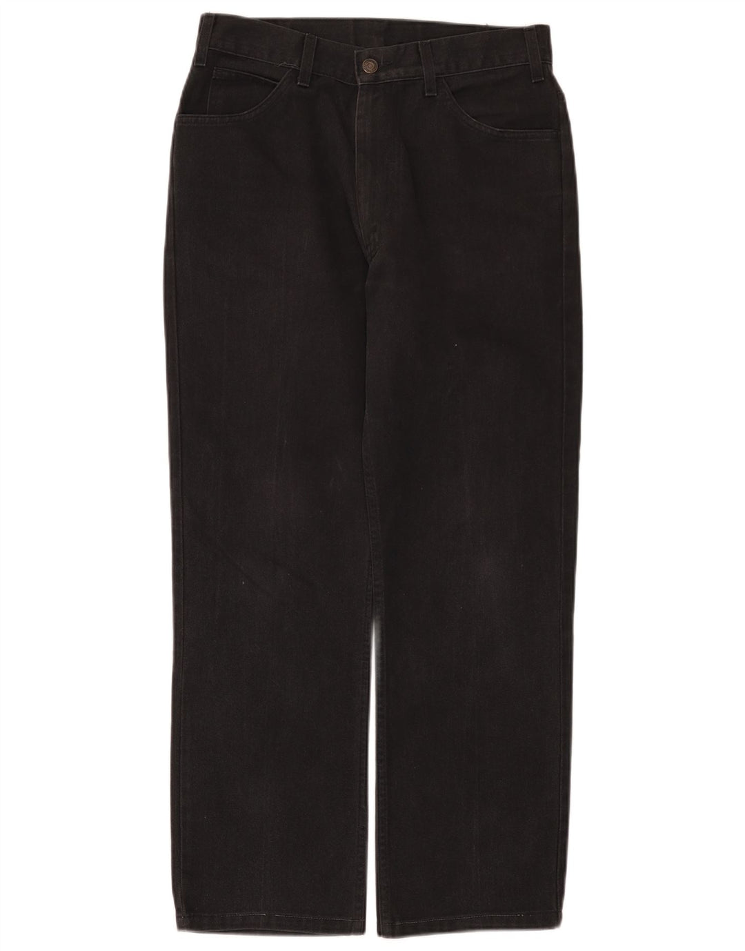 Blugi drepti pentru femei Levi's W32 L28 bumbac negru