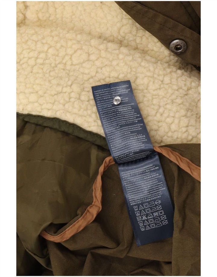 Jachetă parka cu glugă Tommy Hilfiger pentru bărbați UK 44 2XL Kaki Poliester