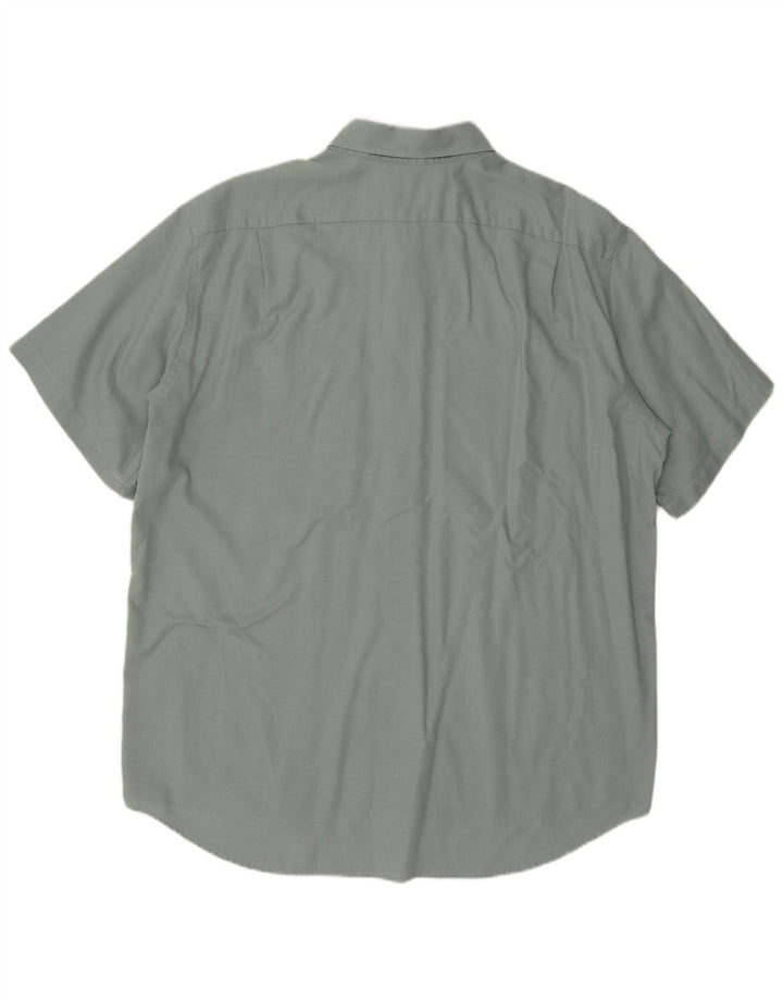 Cămașă cu mânecă scurtă pentru bărbați Lacoste Mărimea 45 XL Verde