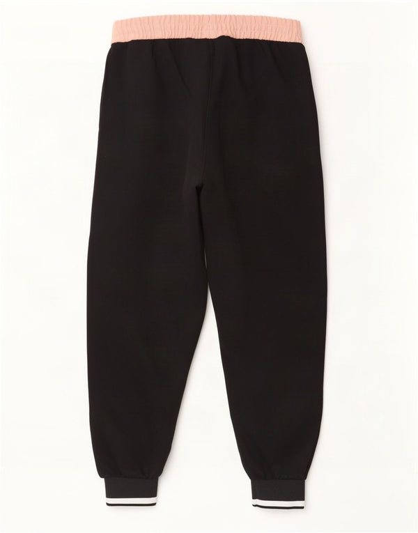 Pantaloni de trening pentru femei Zara Joggeri UK 12 Medium Black Colorblock