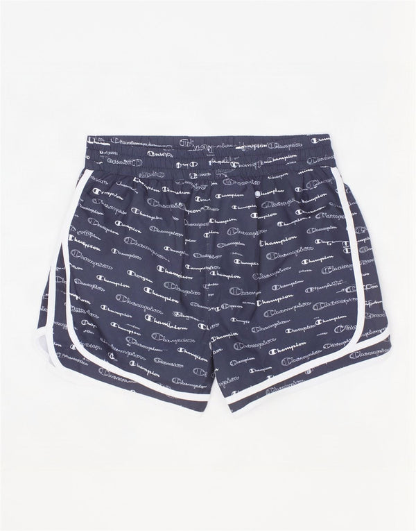Pantaloni scurți sport pentru fete Champion 13-14 ani XL poliester negru